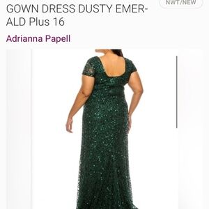 Adrianna Papell sequined gown size 10